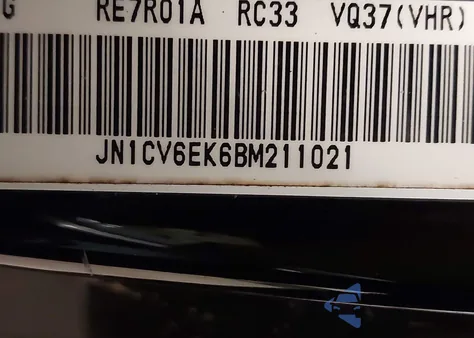 2011 Infiniti G37 Journey из США, поврежденный, VIN JN1CV6EK6BM211021